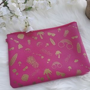 Stoney Clover Lane pink/gold Aloha print